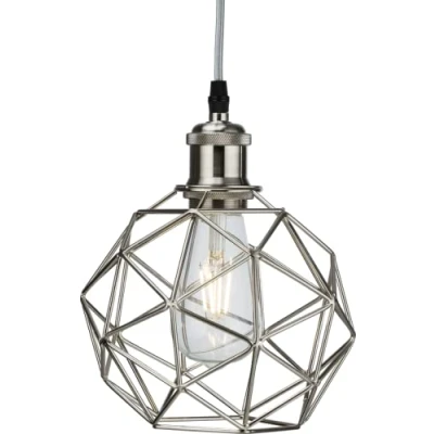 Image of Pendant Cage Brushed Chrome
