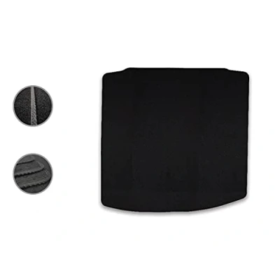 Image of Car Mat Co Tailored Fit Black Carpet Boot for VW Bora 1999 06