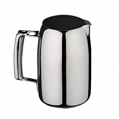 Image of Café Olé UM 050 Universal Range 9000 Series Stainless Steel Milk/Cream Jug, 18/10 premium material with stunning mirror finish 50oz (1.42 litre) capacity, Silver