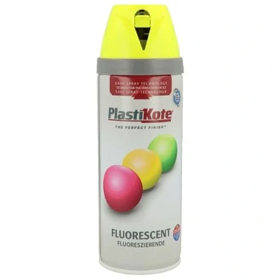 Image of Plastikote 1901 400 ml Twist Spray Fluorescent Yellow