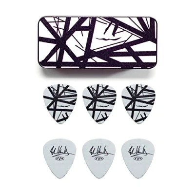 Image of Jim Dunlop EVHPT03 Frankenstien Pick Tin Black/White,0.60mm