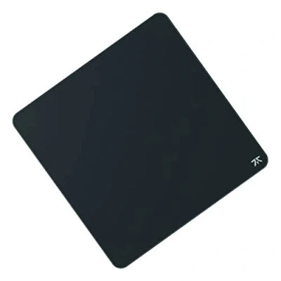 Image of Fnatic Dash XL Extended Pro Gaming Mouse Mat for Esports with Stitched Edges and Anti Slip Rubber Base, Fast Surface (Size Black, Hybrid Fabric) 475 x 3mm
