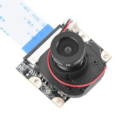 Image of fosa Raspberry Pi Manual IR CUT Night Vision Camera Adjustable Focus Module 5MP HD Webcam OV5647 1080p Video with 2Pcs Fill Light for 2/B+