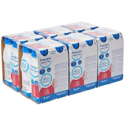Image of Fresubin Energy Strawberry Fibre 200ml 24U 4800ml
