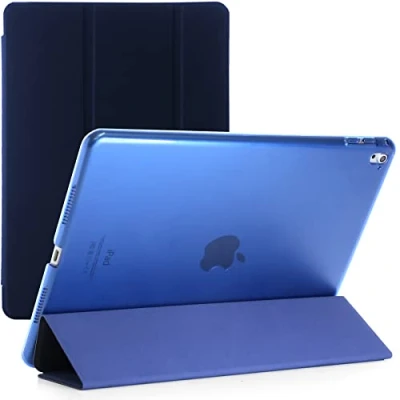 Image of Smart Magnetic Stand Case For Only Apple iPad Pro 9.7 Released 2016 Model Numbers A1673, A1674, A1675 (Blue)