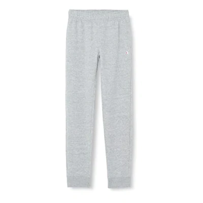 Image of Champion Men&#039;s Legacy Authentic Pants Powerblend Fleece C Logo Rib Cuff Sweatpants, Heather Grey, S