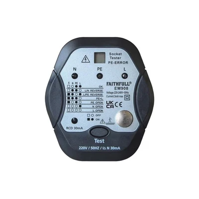 Image of Socket Polarity Tester with RCD Test Function
