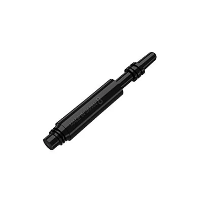 Image of 8 Flight Dart Shafts, Moulded System, Black, Short 19mm