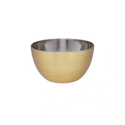 Image of MasterClass Brass Finish Mixing Bowl Medium 21cm