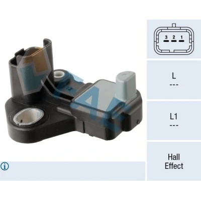 Image of MN982334 Impulse Sensor FAE 79288 3 pin connector Hall without cable PEUGEOT: 208 I Hatchback, 307 SW, Partner II Van, CITROËN: DS3 Hatchback