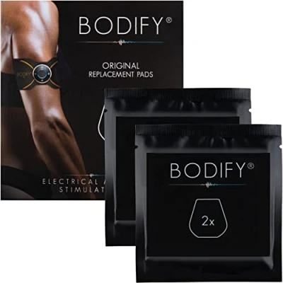 Image of Bodify ORIGINAL replacement pads Set of 2 (Without Controller) for EMS arm &amp; leg trainer Pro Muscle men and women THE