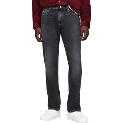 Image of Tommy Jeans Men&#039;s Ryan Rglr Strght Ch5188 Dm0dm20403 Straight, Denim (Denim Black), 34W / 36L
