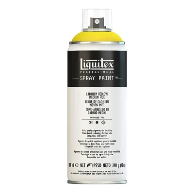 Image of Liquitex Professional Spray Paint 400 ml, Cadmium Yellow Medium Hue