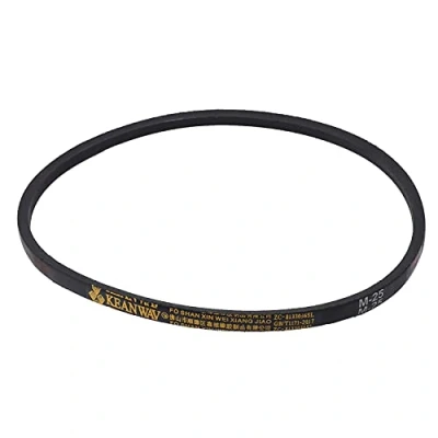 Image of Othmro M 25 Drive V Belt, Inner Girth 635mm Rubber Belt Machine Transmission (Width:10mm,Thickness:6mm)