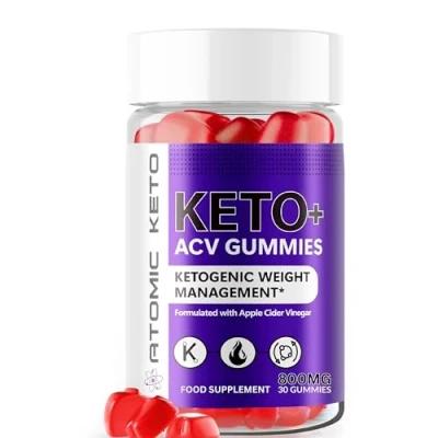 Image of Atomic Keto Keto+ Acv Gummies [ 1 Bottle ] Month Supply