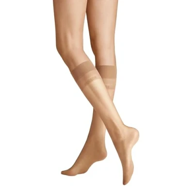 Image of Hudson Women&#039;s Light 8 druckfreier Bund Knee High Socks, polyamide, Cashmere, 35 38