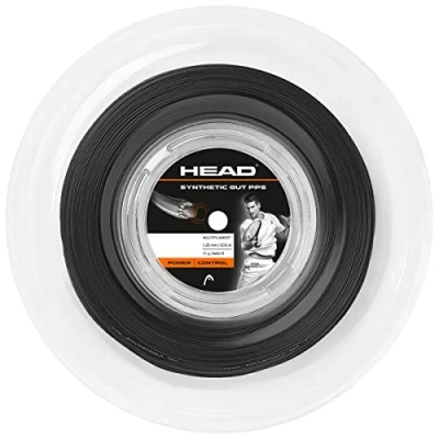 Image of HEAD Unisex&#039;s Synthetic Gut PPS Reel Racquet String Multi Colour/Black, Size 16
