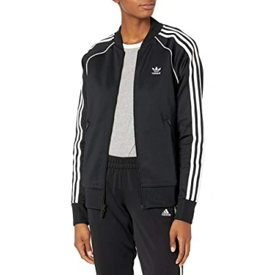 Image of adidas Originals Women&#039;s Superstar Track Primeblue, Black/White, M