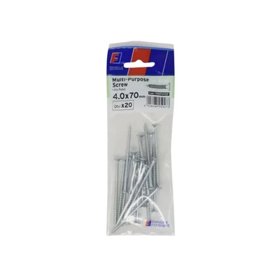 Image of Forgefix Multi Purpose Pozi Screw Csk ST Zp 4.0 x 70mm Forge (Pack of 20)