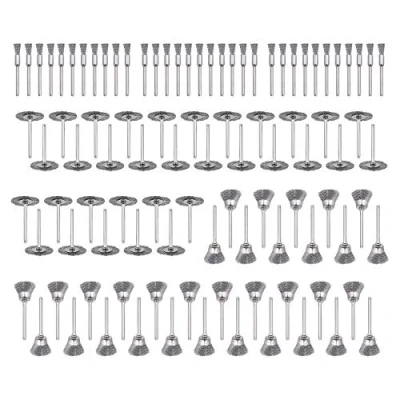 Image of 99 Pcs Wire Brushes Set, Mixiflor Steel Wheels Pen Set Kit Accessories for Dremel Rotary Tool