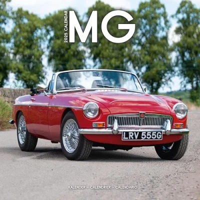Image of MG 2025 Square Wall Calendar Car, Classic Motor Calendar: Original Avonside Kalender [Mehrsprachig] [Kalender]