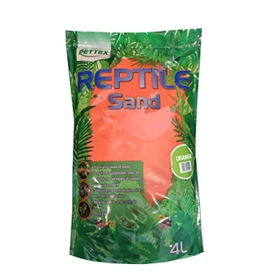 Image of Pettex Reptile Coloured Calci Sand 4L Orange