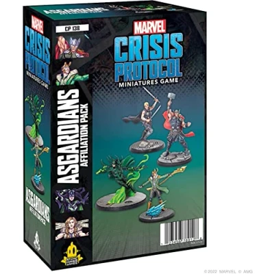 Image of Atomic Mass Games Asgardians Affiliation Pack: Marvel Crisis Protocol Miniatures Game Ages 14+ 2 Players 90 Minutes Playing Time, Multicolor (FFGCP138)