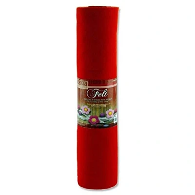 Image of ICON Craft 45cm x 5m ROLL Felt RED
