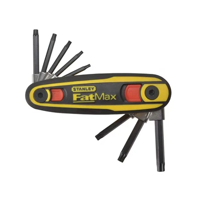 Image of Stanley 097553 T9 T40 Fatmax Locking Hex Key Set Torx, Silver