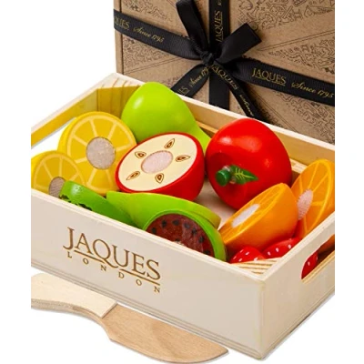 Image of Pretend Play Food Fruit Perfect Wooden Sets for Children Toys 2 3 4 Year Olds Jaques of London