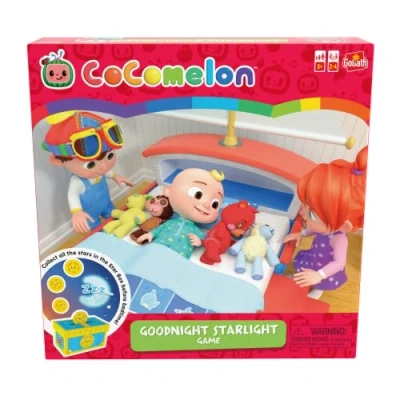 Image of Goliath Games Cocomelon Goodnight Starlight Cooperative Board Game For Kids 2 4 Players Ages 3+
