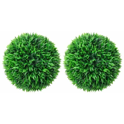 Image of vidaXL Artificial Boxwood Balls 2 pcs 47 cm