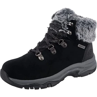 Image of Skechers Trego Falls Finest Winter boots, Women&#039;s, Size: 5, Black Suede