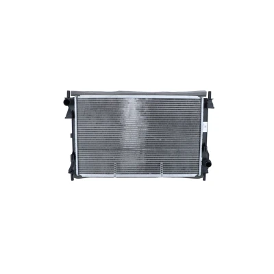 Image of 4839232 Engine radiator NRF 56040 Aluminium 593mm 369mm 27mm with mounting parts Brazed cooling fins