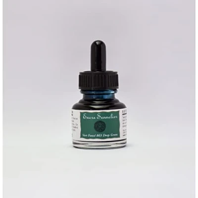 Image of Sennelier Ink 30 ml Bottle Deep Green by