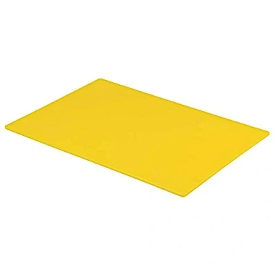 Image of Professional Large Chopping Board Catering Food Prep Cutting Colour Coded Yellow
