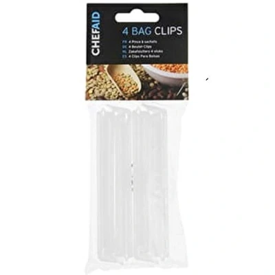 Image of Chef Aid Bag Clip Set, White, L