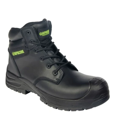 Image of Apache Edmonton Black Boot Size 8