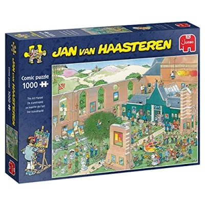 Image of Jumbo, Jan Van Haasteren Art Market Jigsaw Puzzles for Adults, 1000 piece