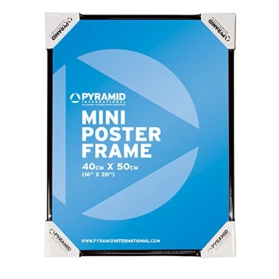 Image of Pyramid International Mini Poster Frame, Plastic/Glass, Multi Colour, 40 x 50 1.3 cm