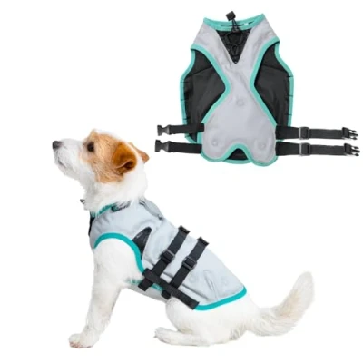 Image of Suitical DRY Cooling Vest Dog, Extra Small, Silver