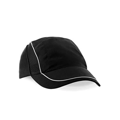 Image of Beechfield Unisex B182.BLK Coolmax Flow Mesh Cap Black, One Size