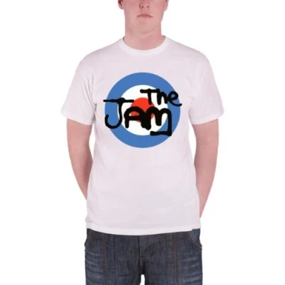 Image of The Jam Spray Logo Men&#039;s T Shirt White Smal