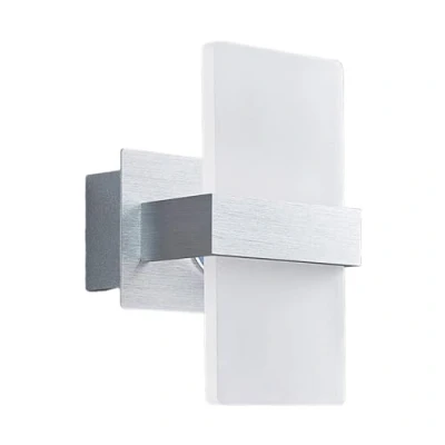 Image of LED Wall Light &#039;Yorick&#039; (Modern) in White for e.g. Bedroom (1 Source,) from Lindby Lighting, lamp