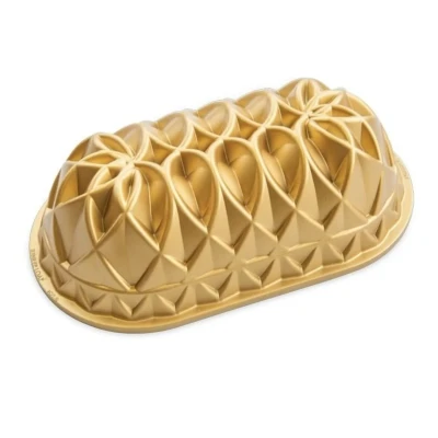 Image of Nordic Ware Jubilee Loaf Pan Gold