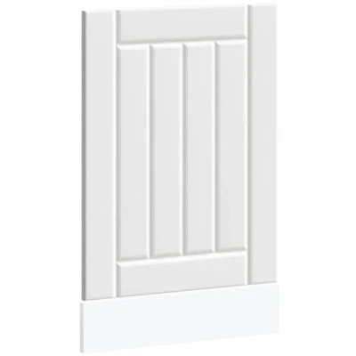 Image of vidaXL Dishwasher Panel Lucca White Engineered Wood