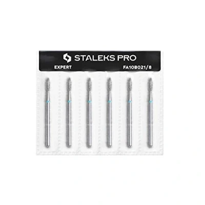 Image of Diamond Drill Bit Bits Manicure Pedicure Nail &quot;Flame &quot; Blue 2.1mm Staleks (Blue/Medium)
