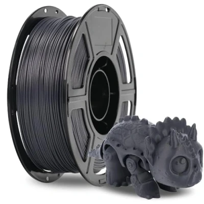 Image of FLASHFORGE Carbon Fiber PETG Filament 1.75mm, 3D Printer Filament, 1KG Spool Dimensional Accuracy +/ 0.02mm, Lightweight &amp; Heat Resistant Moisture Free (Volcanic Rock Gray)