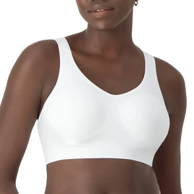 Image of Bali Women&#039;s Comfort Revolution Shaping Wirefree Bras, White, S UK