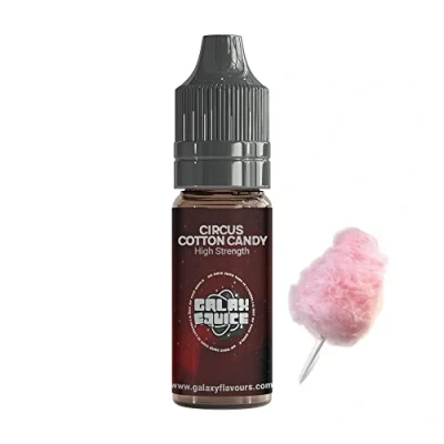 Image of Circus Cotton Candy High Strength Flavouring 230+ Flavours Galaxy Food 10ml Bottle